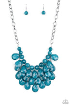 Load image into Gallery viewer, Paparazzi Sorry To Burst Your Bubble - Blue Necklace