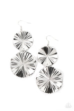 Load image into Gallery viewer, Paparazzi In Your Wildest FAN-tasy - Silver Earring