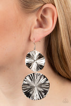 Load image into Gallery viewer, Paparazzi In Your Wildest FAN-tasy - Silver Earring